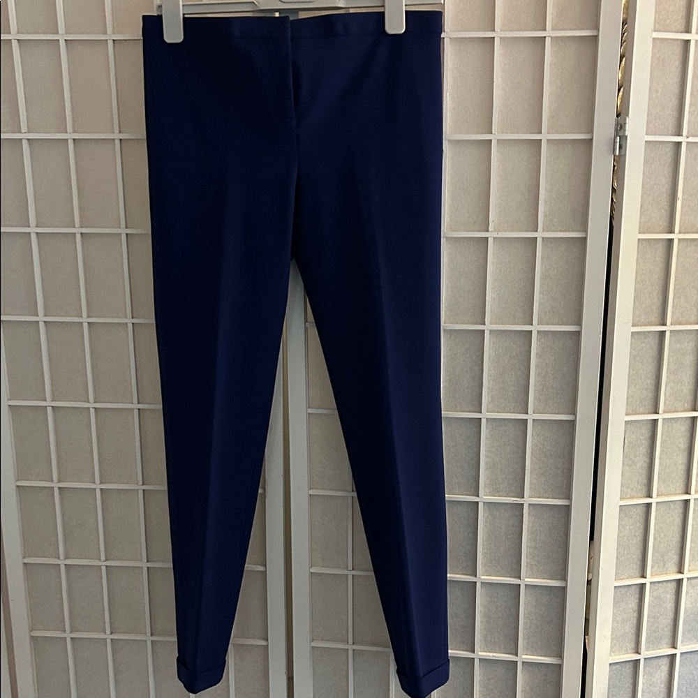 Jil Sander Deep Blue Stretch Pants